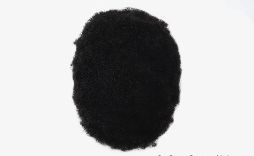 African American Male Hair Unit HBL Hair Extensions Male hair unit