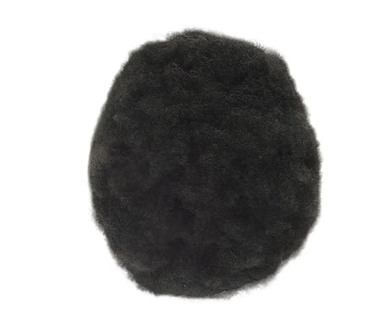 Curly Hair Unit For Men Breathable Swiss Lace Base HBL Hair Extensions Male hair unit