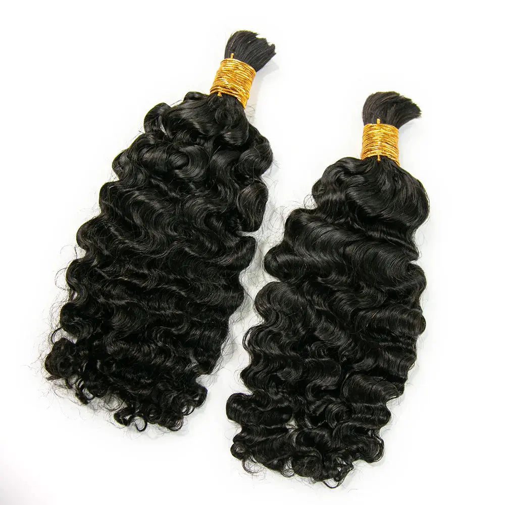Deep Wave Bulk Hair HBL Hair Extensions Bulk Hiar
