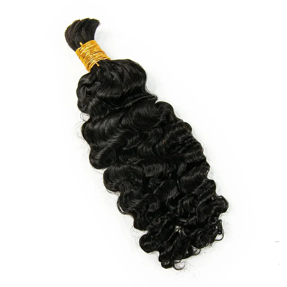 Deep Wave Bulk Hair HBL Hair Extensions Bulk Hiar