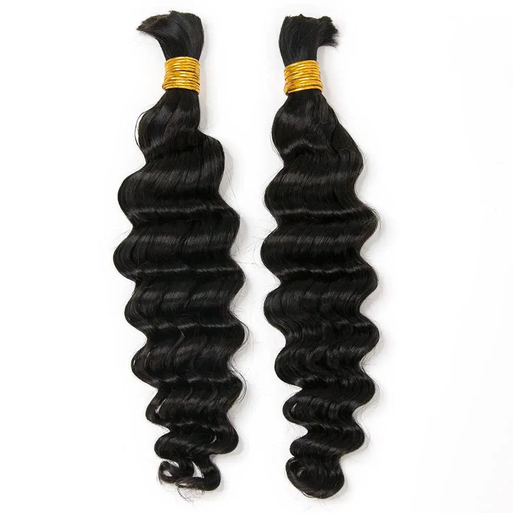 Deep Wave Bulk Human Hair HBL Hair Extensions Bulk Hiar
