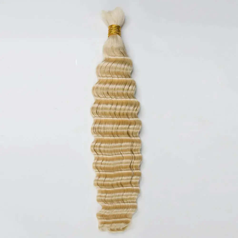 Double Drawn 613 Deep Wave Bulk Hair HBL Hair Extensions Bulk Hiar