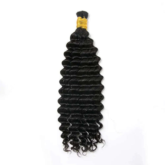 Double Drawn Spanish Curl Bulk Hair HBL Hair Extensions Bulk Hiar