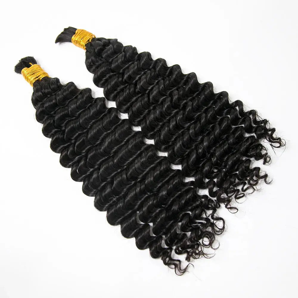 Double Drawn Spanish Curl Bulk Hair HBL Hair Extensions Bulk Hiar