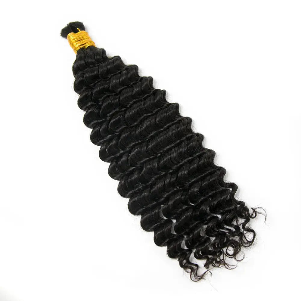 Double Drawn Spanish Curl Bulk Hair HBL Hair Extensions Bulk Hiar