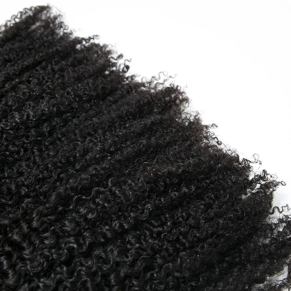 Double Drawn Tight Curly Bulk Hair HBL Hair Extensions Bulk Hiar