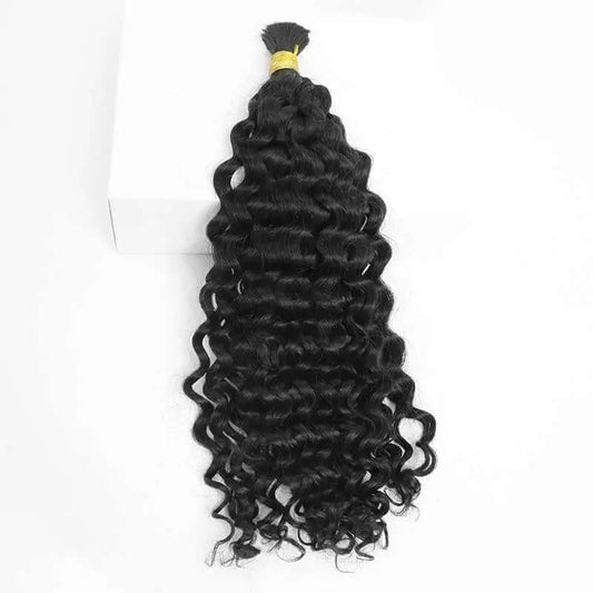 Double Drawn Water Wave Bulk Hair HBL Hair Extensions Bulk Hiar