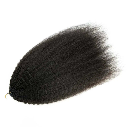 Kinky Straight Crochet Human Hair HBL Hair Extensions Crochet