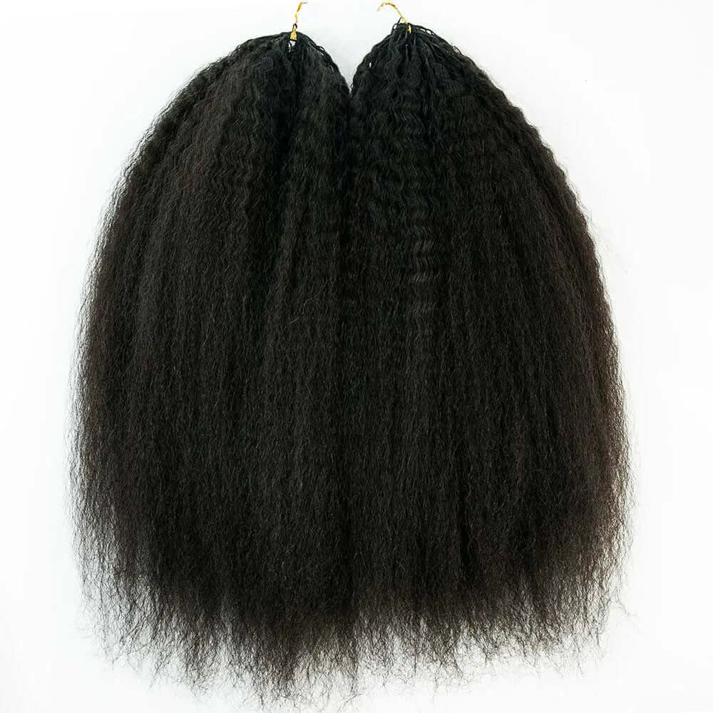 Kinky Straight Crochet Human Hair HBL Hair Extensions Crochet