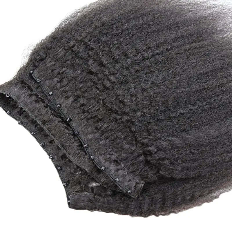 Kinky Straight Micro Weft Hair Extensions - HBL Hair Extensions