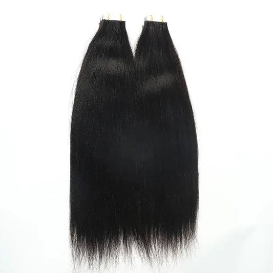 Light Yaki Tape In HBL Hair Extensions Tape Extensions