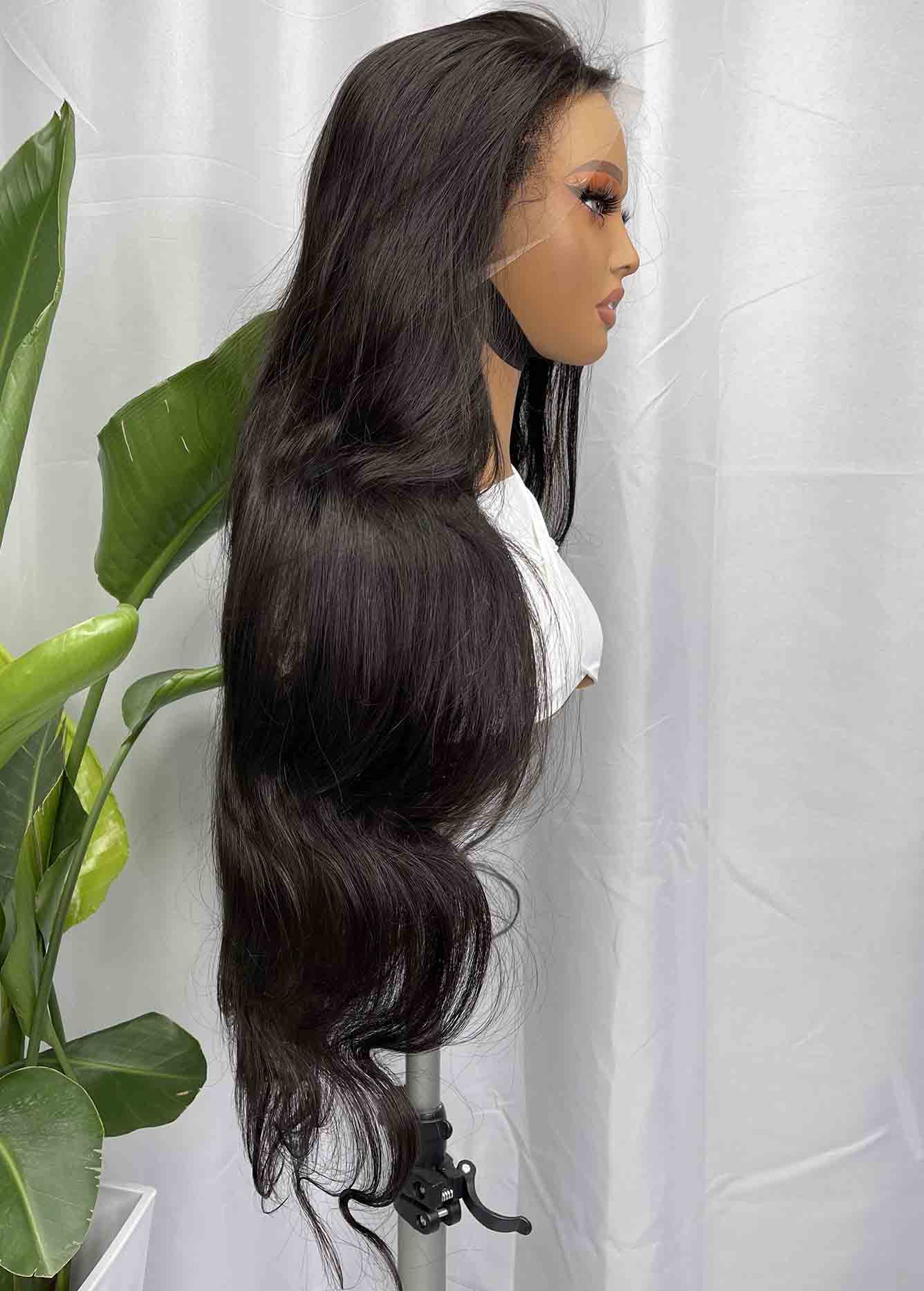 Lux Goddess Burmese Body Wave HD Lace Frontal Wig HBL Hair Extensions Wig