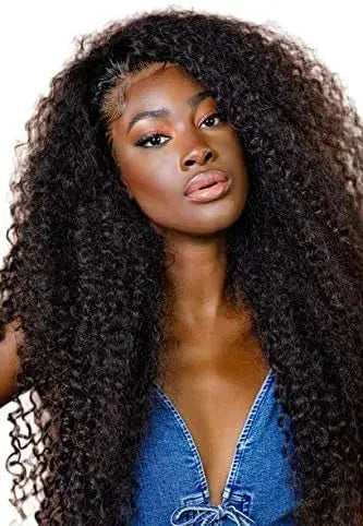 Lux Goddess Burmese Curly HD Lace Frontal Wig HBL Hair Extensions Wig
