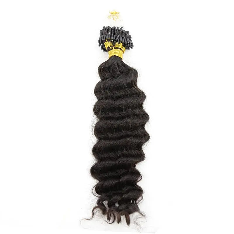 Micro Loop HAIR EXTENSION Deep Wave Human Hair HBL Hair Extensions Microloop