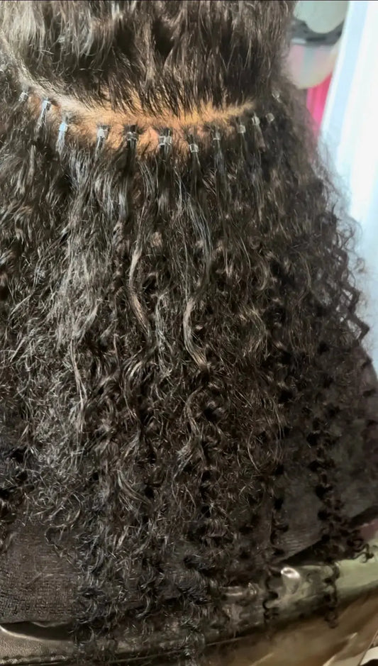 Raw Microlink I-Tip Hair Extensions (Full Head) HBL Hair Extensions Hair Service