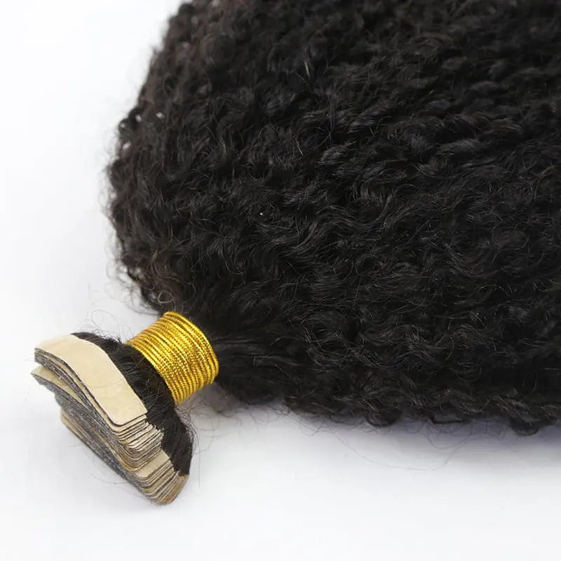 Multi Texture Kinky Curly Tape in HBL Hair Extensions