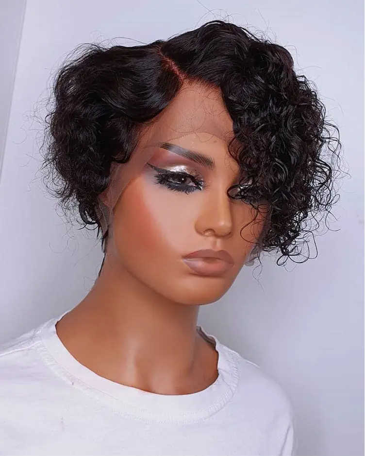 Short Pixie Wig HBL Hair Extensions Wig