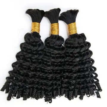 Spiral Curl Bulk Hair HBL Hair Extensions Bulk Hiar