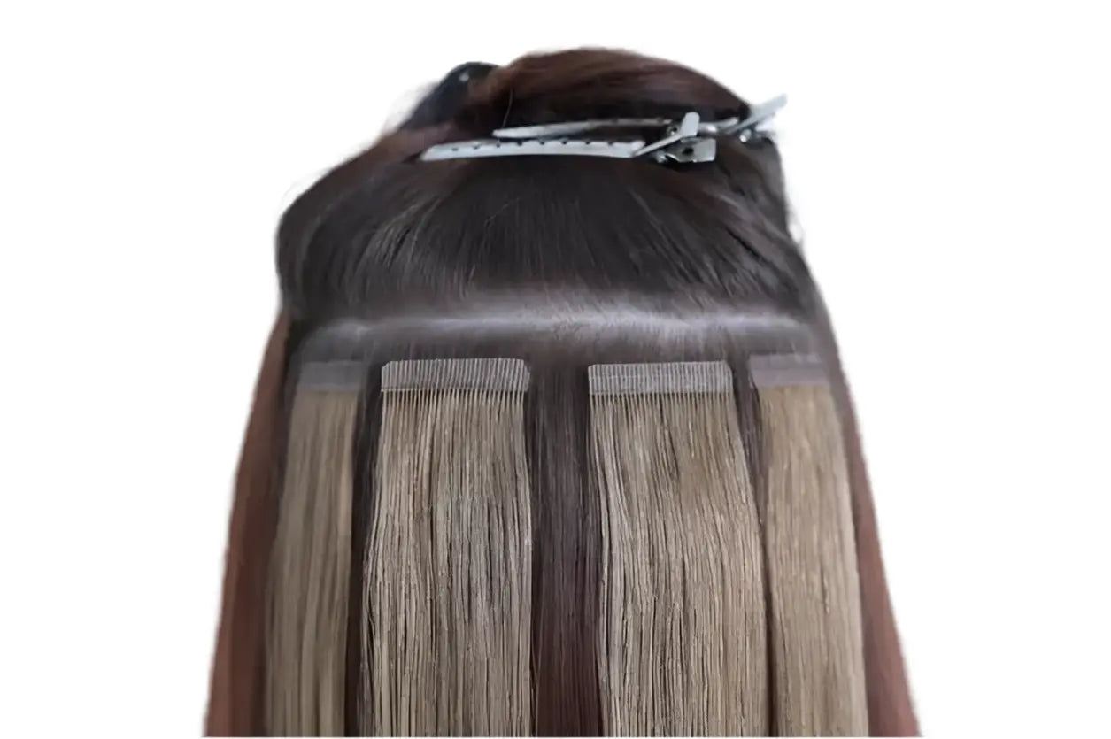 Tape-In Extension: Full or Partial Installation HBL Hair Extensions Hair Service