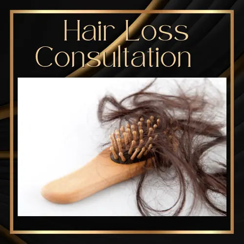 Virtual: In Person Hair Loss Consultation HBL Hair Extensions Hair Service, Consultation, Measurements