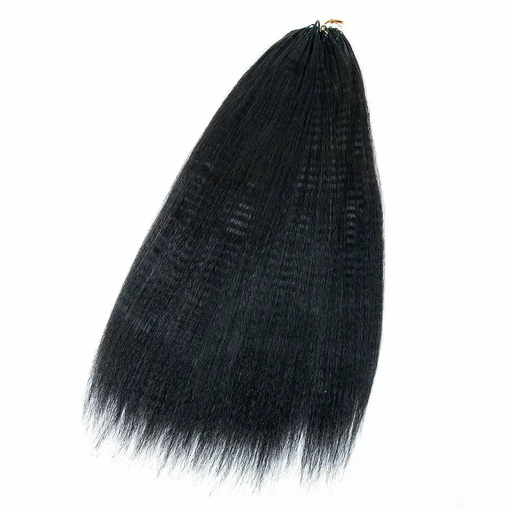 Yaki Straight Crochet Human Hair HBL Hair Extensions Crochet