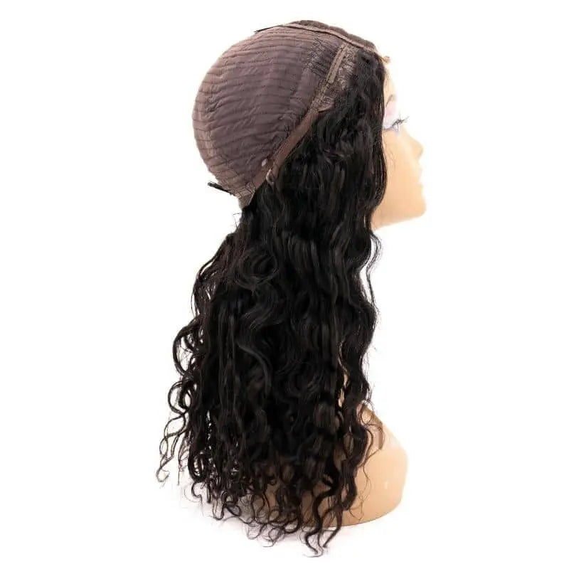 Beach Wave 4x4 Transparent Closure Wig HBL Hair Extensions