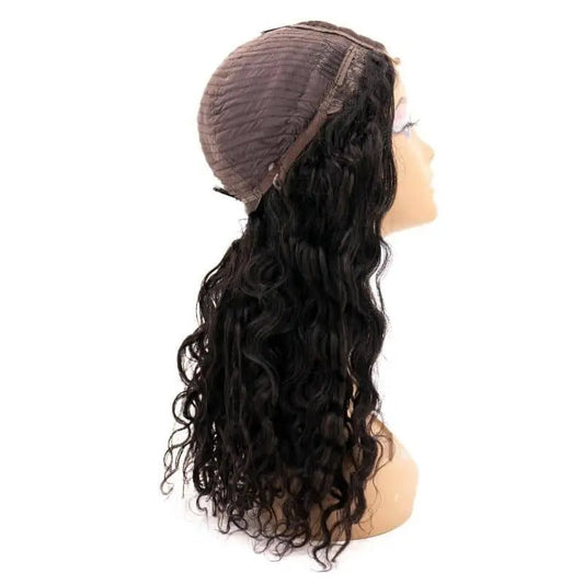 Beach Wave 4x4 Transparent Closure Wig HBL Hair Extensions