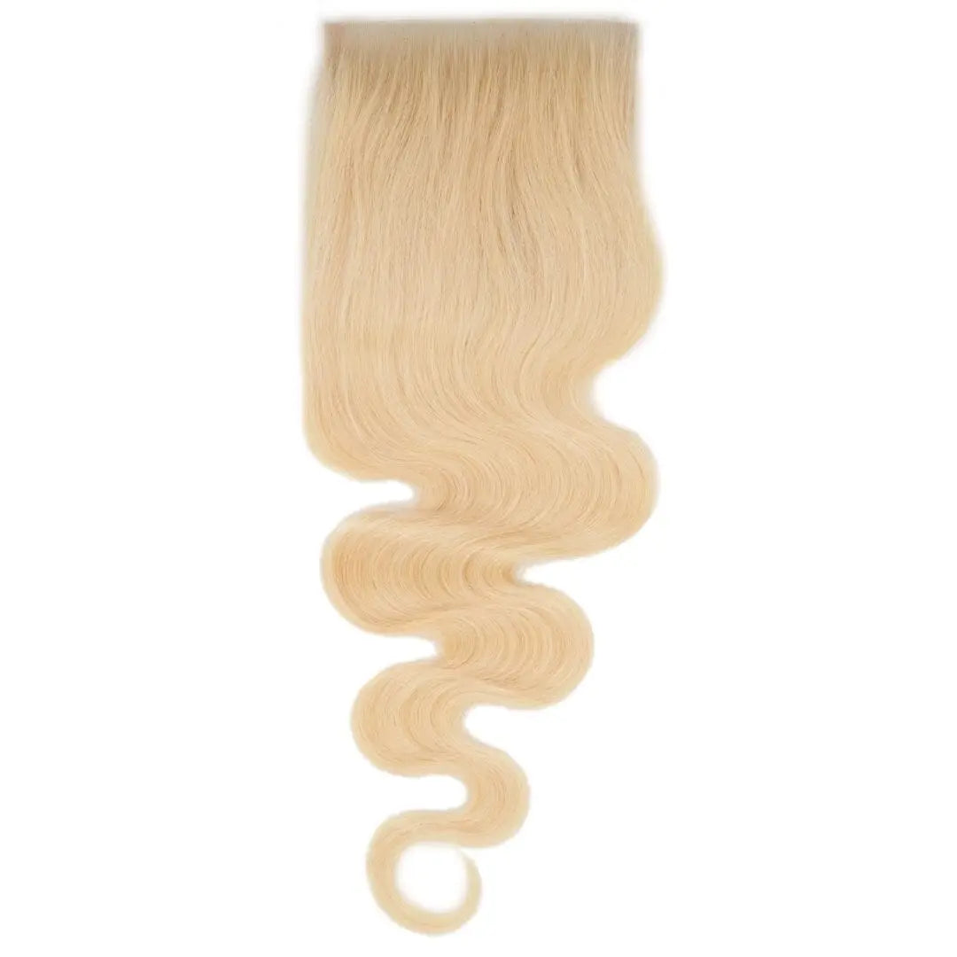 Blonde Body Wave 4x4 Transparent Closure HBL Hair Extensions