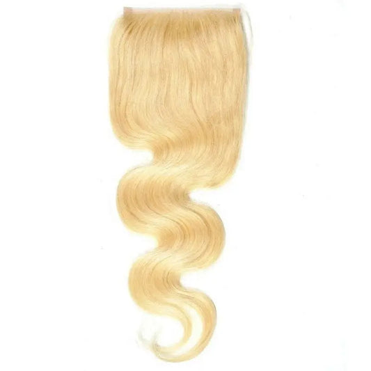 Blonde Body Wave 4x4 Transparent Closure HBL Hair Extensions