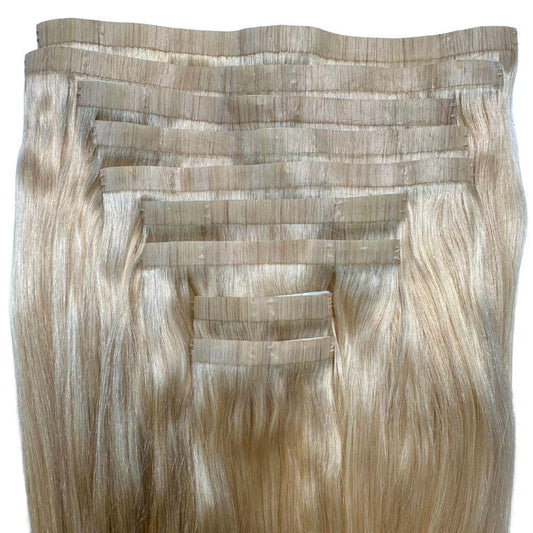 Blonde Seamless Clip-In HBL Hair Extensions 