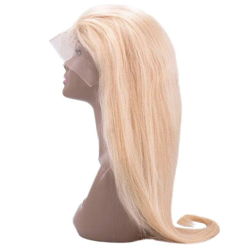 Blonde Straight 13x4 Transparent Lace Front Wig HBL Hair Extensions