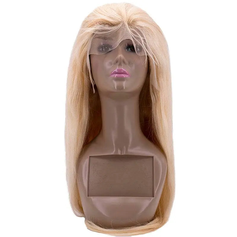 Blonde Straight 13x4 Transparent Lace Front Wig HBL Hair Extensions