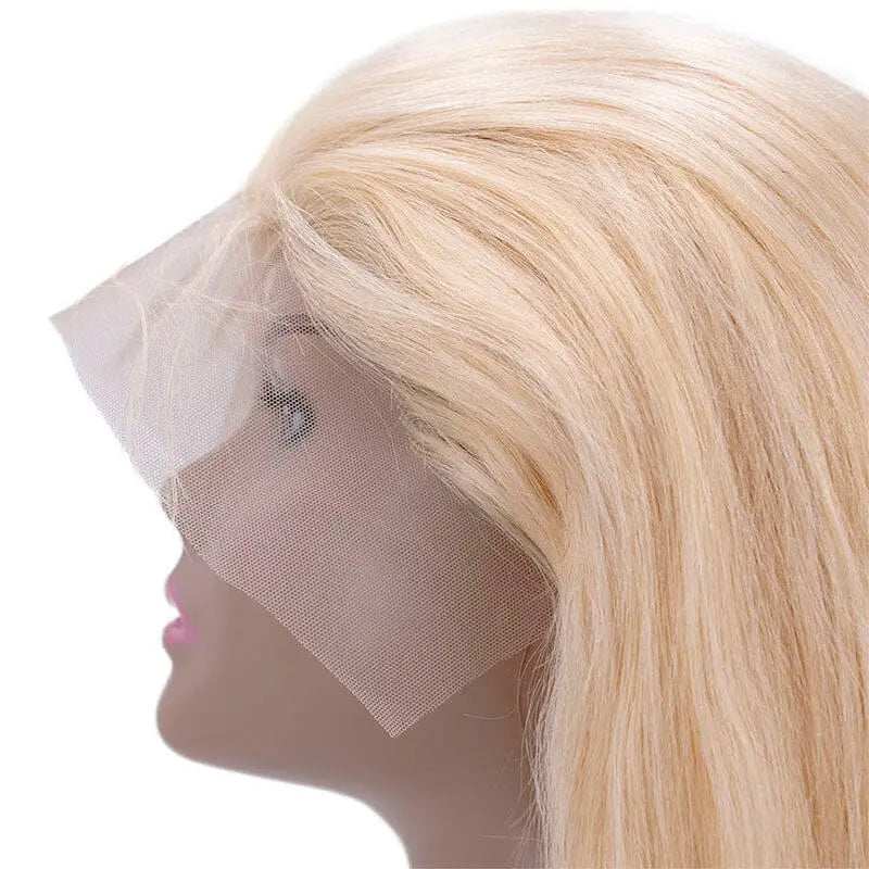 Blonde Straight 13x4 Transparent Lace Front Wig HBL Hair Extensions