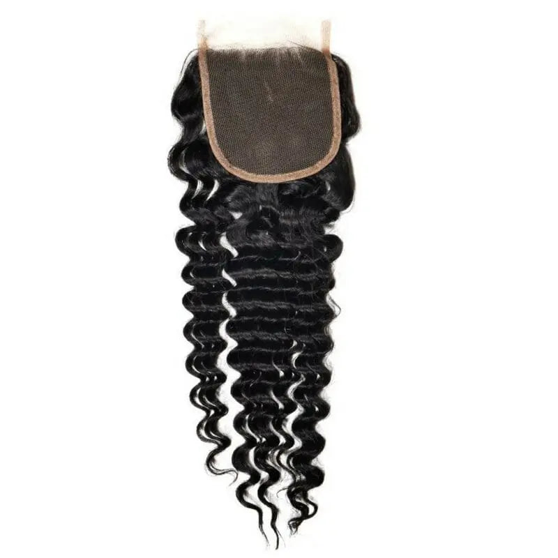 Brazilian Deep Wave 4x4 Closure HBL Hair Extensions
