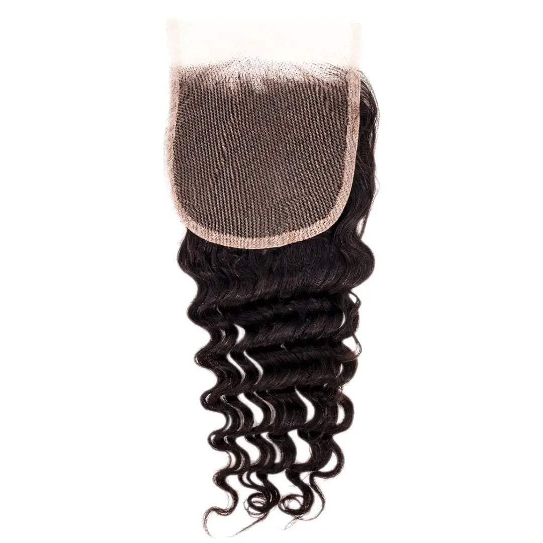 Brazilian Deep Wave 4x4 Closure HBL Hair Extensions