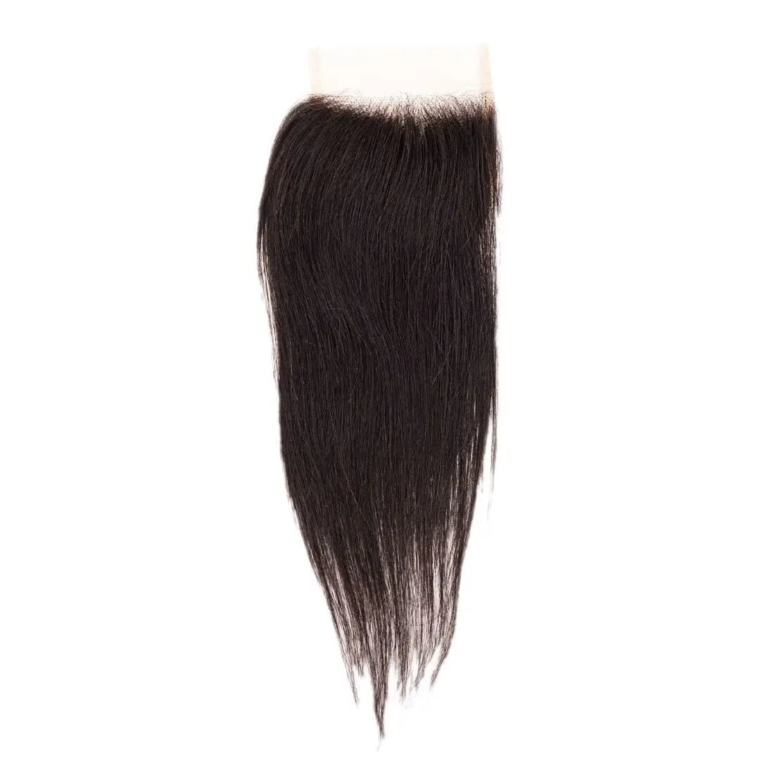 Brazilian Silky Straight 4x4 Transparent Closure - HBL Hair Extensions