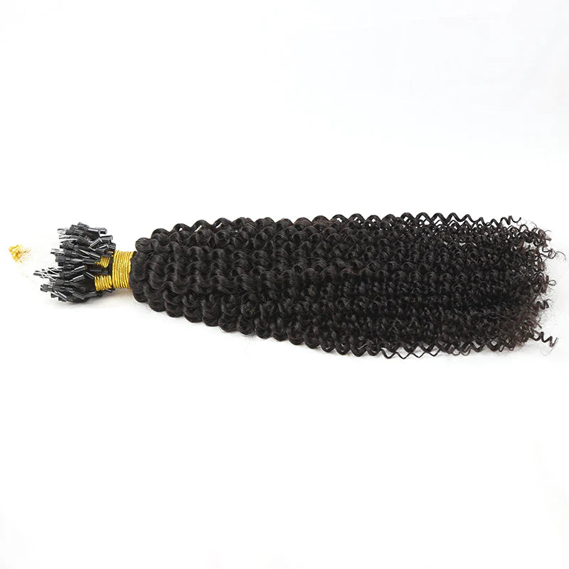 Afro kink curly Micro Loop HBL Hair Extensions 22”