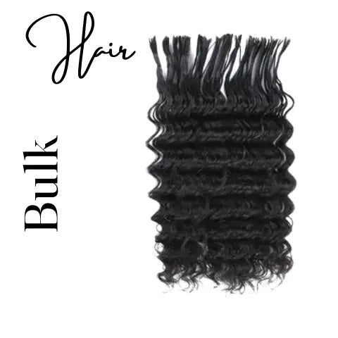 Bulk-Human-Hair-Human-Hair-Braid-Crochet HBL Hair Extensions