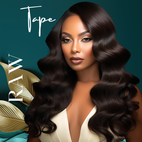 Raw-Tape-Extensions HBL Hair Extensions