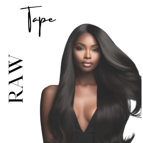 Raw Tape Extensions - HBL Hair Extensions