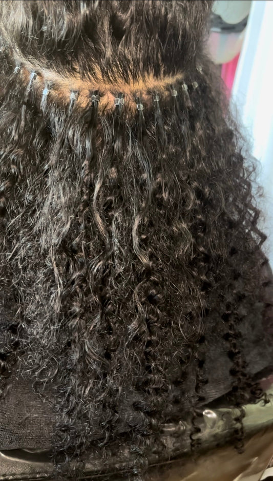 Raw Microlink I-Tip Hair Extensions (Full Head) HBL Hair Extensions Hair Service