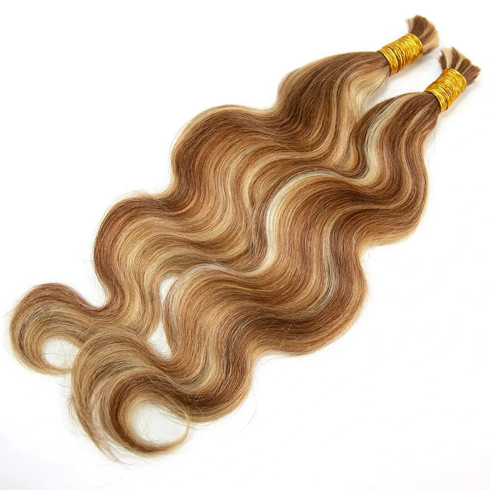 #27/#30/#613 Mix Color Blend Body Wave Bulk Hair HBL Hair Extensions