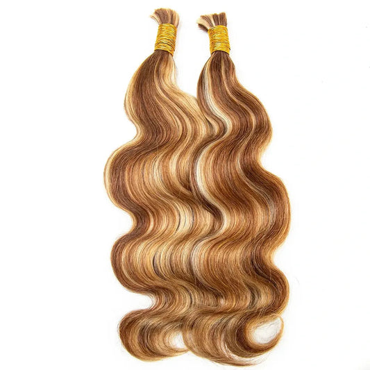 #27/#30/#613 Mix Color Blend Body Wave Bulk Hair HBL Hair Extensions