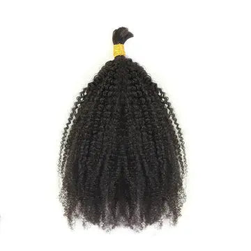 Afro Kinky Curly Bulk Hair HBL Hair Extensions Bulk Hiar