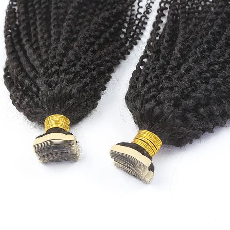Afro Kinky Curly Tape in HBL Hair Extensions