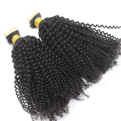 Afro Kinky Curly Tape in HBL Hair Extensions