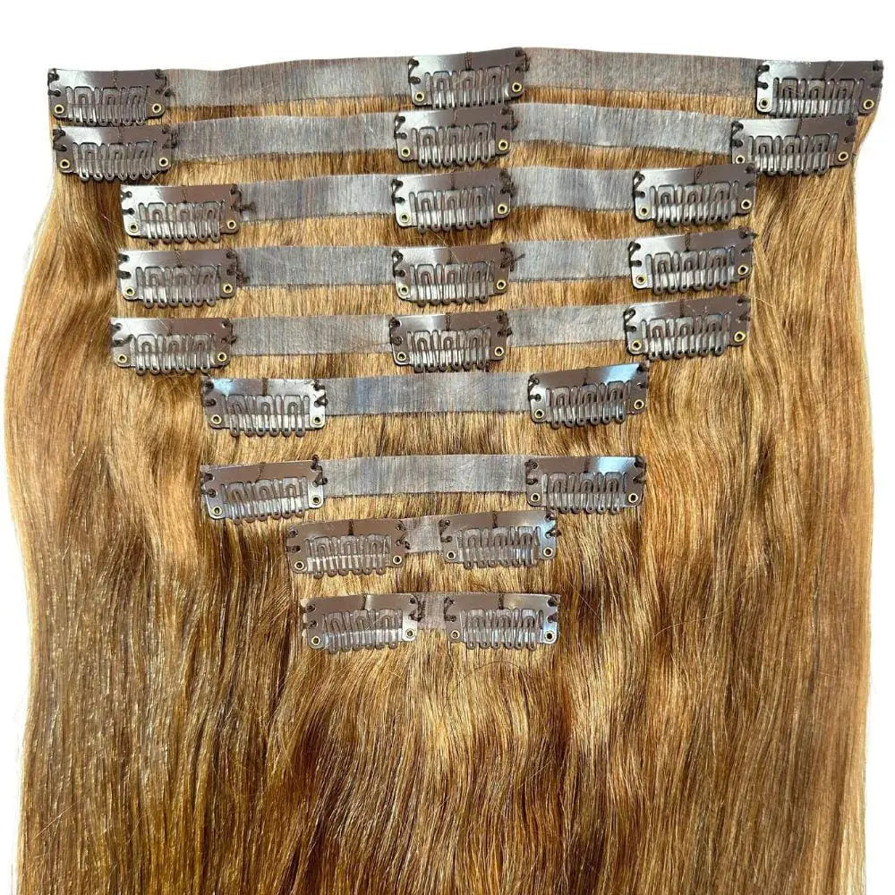 Auburn Seamless Clip-In - HBL Hair Extensions