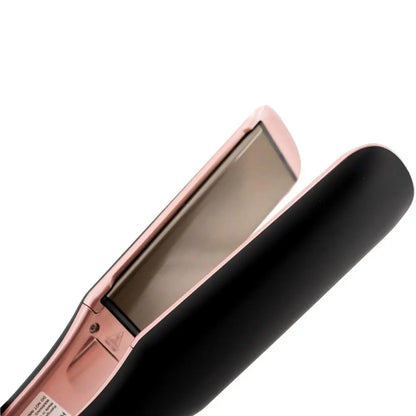 Black and Pink Titanium Flat Iron  480 degrees - HBL Hair Extensions