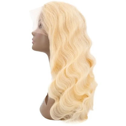 Blonde Body Wave 13x4 Transparent Lace Front Wig - HBL Hair Extensions