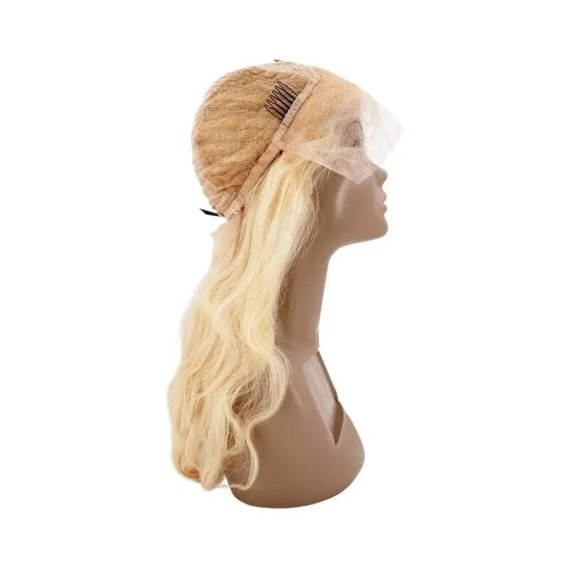 Blonde Body Wave 13x4 Transparent Lace Front Wig - HBL Hair Extensions